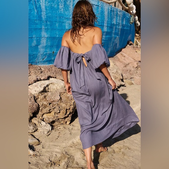 NWT Free People Juliette Off the Shoulder Dress Small - Picture 2 of 8